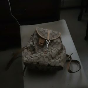 Coach mini backpack